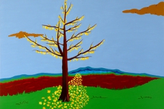 the migration of the autumn leaves in the blue mountains - 2002 - 120 x 90 cm